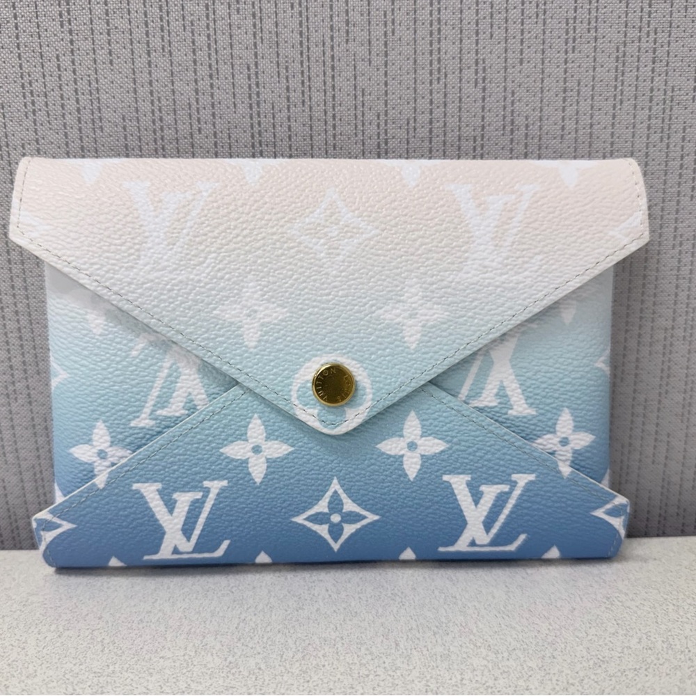 Authentic Louis Vuitton Kirigami Medium By The Pool Monogram Toile Pochette